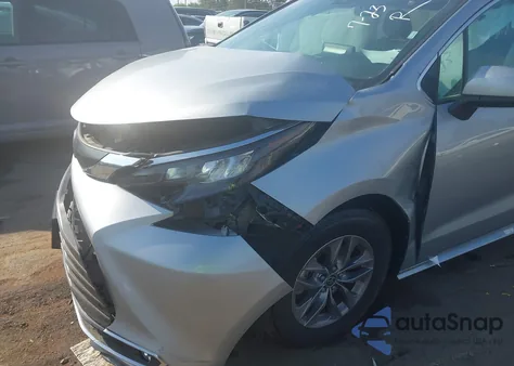 2024 Toyota Sienna Xle из США, поврежденный, VIN 5TDYRKEC7RS186640